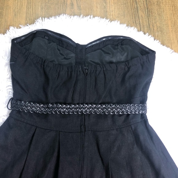 3/$10 NEW Forever 21 Linen Blend Strapless Dress SZ M - Picture 6 of 8